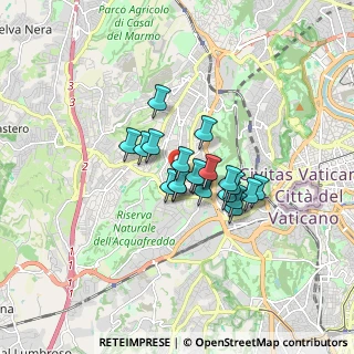 Mappa Via Antonio Gandusio, 00168 Roma RM, Italia (1.138)