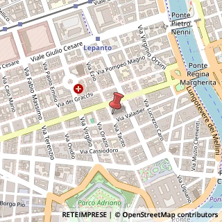 Mappa Via Tacito, 24, 00193 Roma, Roma (Lazio)