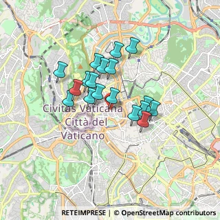 Mappa Via Cola di Rienzo, 00194 Roma RM, Italia (1.40833)