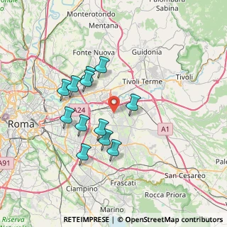 Mappa Via Guido Corbellini, 00132 Roma RM, Italia (6.76417)