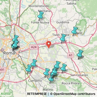 Mappa Via Guido Corbellini, 00132 Roma RM, Italia (11.44)