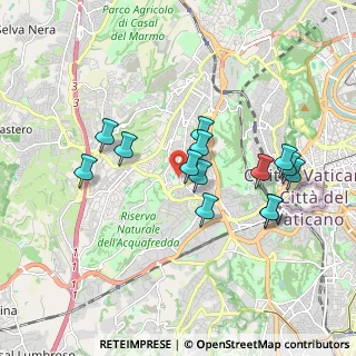 Mappa Via Mattia Battistini, 00168 Roma RM, Italia (1.79143)