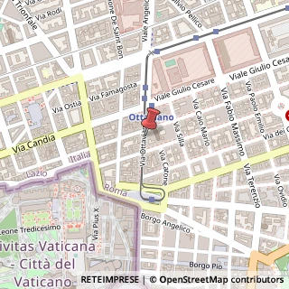 Mappa Via Ottaviano, 78, 00118 Roma, Roma (Lazio)