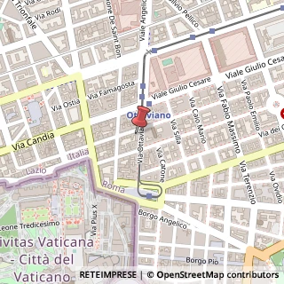 Mappa Via Ottaviano, 71, 00192 Roma, Roma (Lazio)