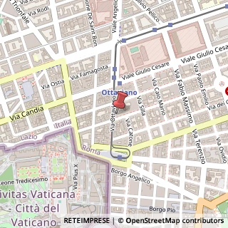 Mappa Via Vittorio Veneto, 210, 00192 Roma, Roma (Lazio)