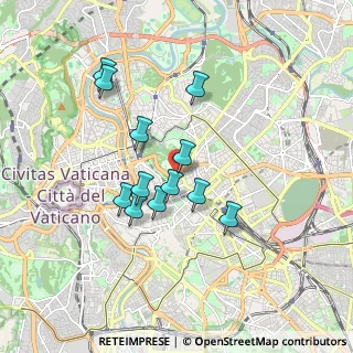Mappa Via Aurora, 00187 Roma RM, Italia (1.57083)