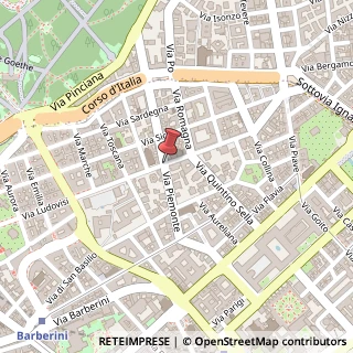 Mappa Via piemonte 39, 00187 Roma, Roma (Lazio)
