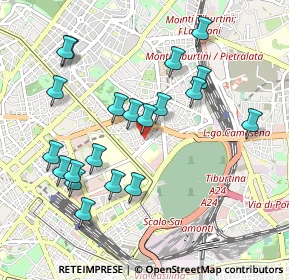 Mappa Via Pavia, 00161 Roma RM, Italia (1.0615)