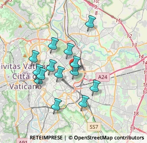 Mappa Via Pavia, 00161 Roma RM, Italia (3.32714)