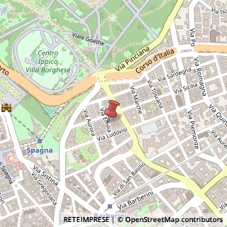 Mappa Via Emilia, 47, 00187 Roma, Roma (Lazio)