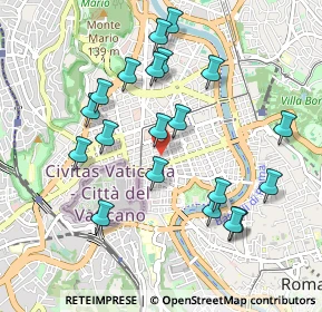 Mappa Piazza Unità, 00192 Roma RM, Italia (1.0225)