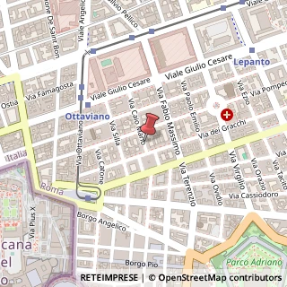 Mappa Via Caio Mario, 4, 00192 Roma, Roma (Lazio)