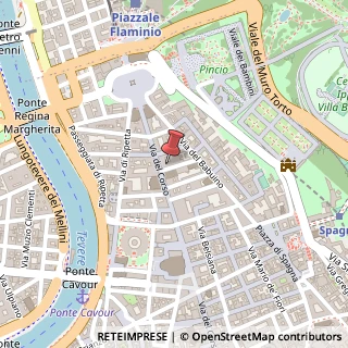 Mappa Via di Ges? e Maria, 5, 00187 Roma, Roma (Lazio)