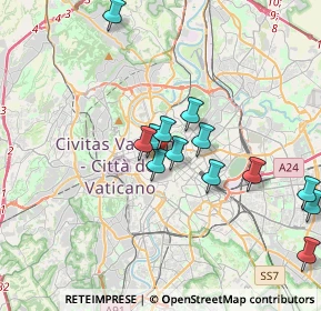 Mappa Via di Gesù e Maria, 00187 Roma RM, Italia (3.73154)