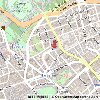 Mappa Via via veneto 84, 00187 Roma, Roma (Lazio)