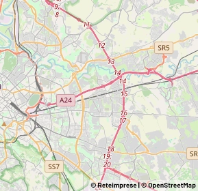 Mappa 00155 Roma RM, Italia (3.918)
