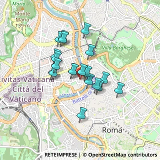 Mappa Via Marianna Dionigi, 00193 Roma RM, Italia (0.724)