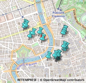 Mappa Via Marianna Dionigi, 00193 Roma RM, Italia (0.4695)