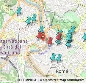 Mappa Via Marianna Dionigi, 00193 Roma RM, Italia (1.01471)