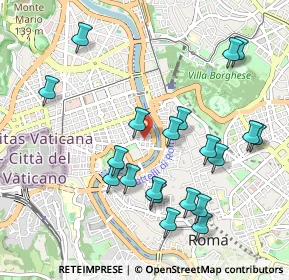 Mappa Via Marianna Dionigi, 00193 Roma RM, Italia (1.1195)