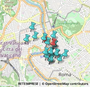 Mappa Via Marianna Dionigi, 00193 Roma RM, Italia (0.6815)