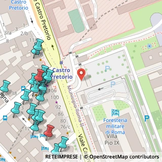 Mappa Viale Castro Pretorio, 00185 Roma RM, Italia (0.1)
