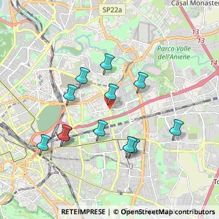 Mappa Via Giuseppe Antonio Andriulli & Via Alberto Bergamini, 00159 Roma RM, Italia (1.95583)