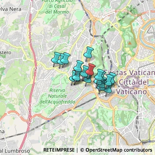 Mappa Entrata metro Battistini, 00167 Roma RM, Italia (1.0625)