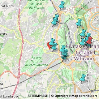 Mappa Entrata metro Battistini, 00167 Roma RM, Italia (2.49944)