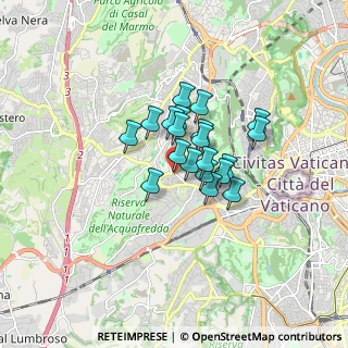 Mappa Entrata metro Battistini, 00167 Roma RM, Italia (1.1065)