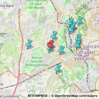 Mappa Entrata metro Battistini, 00167 Roma RM, Italia (1.98714)