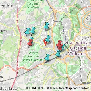 Mappa Entrata metro Battistini, 00167 Roma RM, Italia (1.50833)