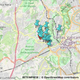 Mappa Entrata metro Battistini, 00167 Roma RM, Italia (0.89417)