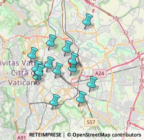 Mappa Via del Castro Laurenziano, 00161 Roma RM, Italia (3.33071)