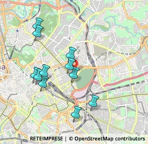 Mappa Via del Castro Laurenziano, 00161 Roma RM, Italia (1.91909)