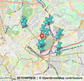 Mappa Via del Castro Laurenziano, 00161 Roma RM, Italia (1.49571)