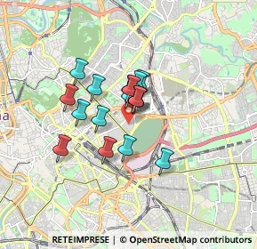 Mappa Via del Castro Laurenziano, 00161 Roma RM, Italia (1.18882)