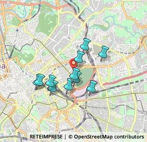 Mappa Via del Castro Laurenziano, 00161 Roma RM, Italia (1.46273)