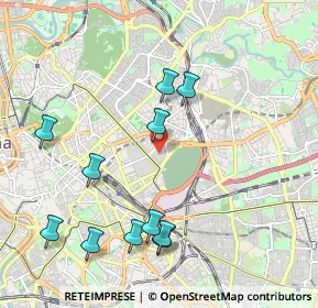 Mappa Via del Castro Laurenziano, 00161 Roma RM, Italia (2.32909)
