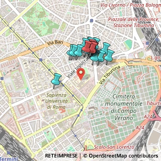 Mappa Via del Castro Laurenziano, 00161 Roma RM, Italia (0.357)