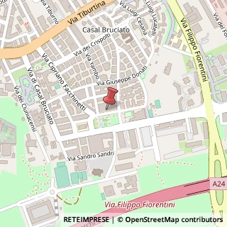 Mappa Piazza Riccardo Balsamo Crivelli, 33, 00159 Roma, Roma (Lazio)