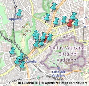 Mappa Via Francesco Sivori, 00136 Roma RM, Italia (0.5555)