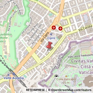 Mappa Via Marcantonio Bragadin, 17, 00136 Roma, Roma (Lazio)