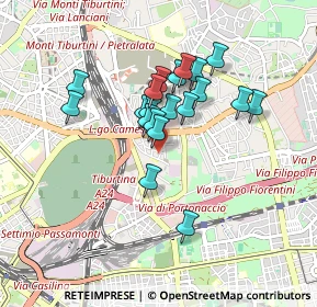 Mappa Via Ugo Pesci, 00159 Roma RM, Italia (0.7275)