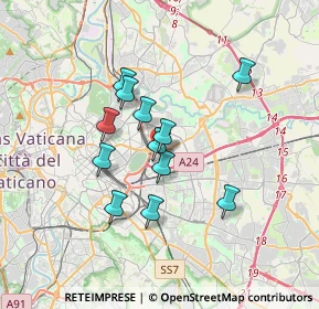 Mappa Via Ugo Pesci, 00159 Roma RM, Italia (2.89)