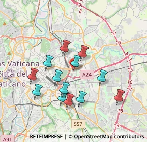 Mappa Via Ugo Pesci, 00159 Roma RM, Italia (3.49615)