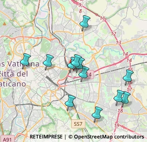Mappa Via Ugo Pesci, 00159 Roma RM, Italia (3.8125)