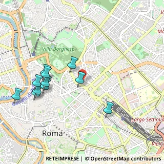 Mappa Via Lucullo, 00187 Roma RM, Italia (1.12)