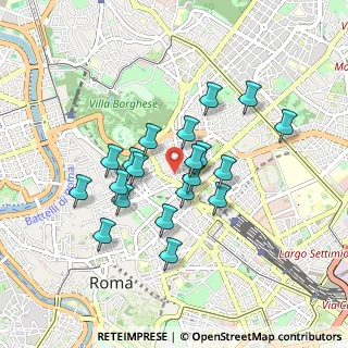 Mappa Via Lucullo, 00187 Roma RM, Italia (0.787)