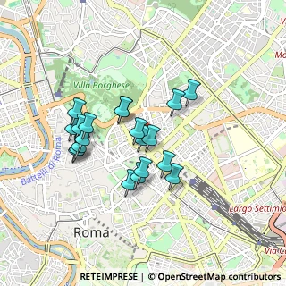 Mappa Via Lucullo, 00187 Roma RM, Italia (0.783)